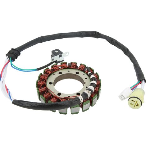 Générateur Stator 5KM 15451 00 00 Résistant à la Chaleur, Remplacement pour Grizzly 660 YFM660FA 4x4 2002-2008 (1/5)