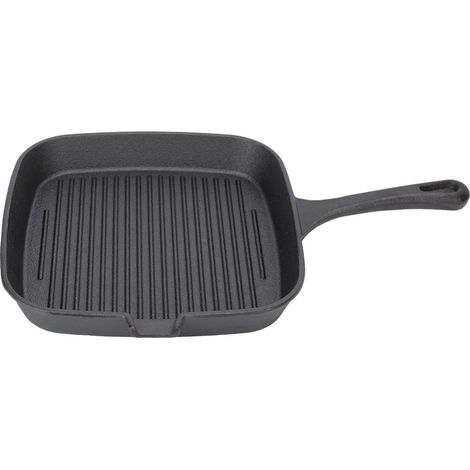 Poêle à griller antiadhésive 22 cm avec manche usage quotidien (1/4)