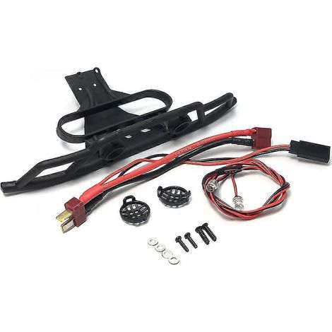 Frontstoßstange mit LED-Beleuchtung, kompatibel mit den Wltoys-Modellen 144001, 144010, 124016, 124017, 124018 und 124019 – Dekorative und aufrüstbare Teile für ferngesteuerte Autos