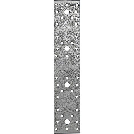 Connecteur plat galvanisé - 280 x 55 x 2,5 mm