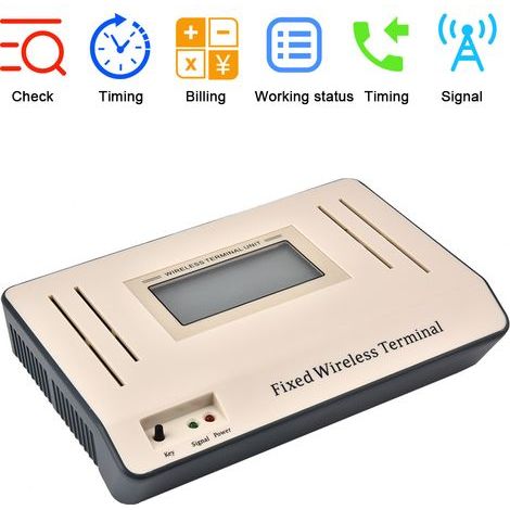 Terminal GSM fixe pour alarme avec enregistrement, 100-240V, compatible Quadri-bande Européen