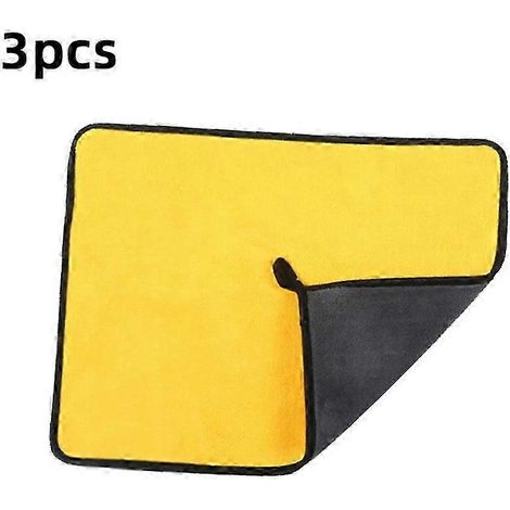 Chiffons super absorbants pour nettoyer, polir et sécher les voitures (lot de 3, 30 x 30 cm) (1/5)