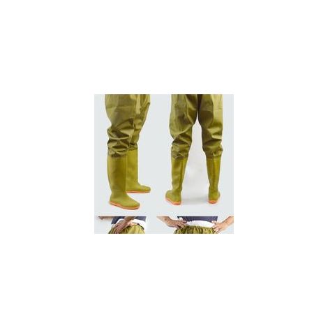Cuissardes de pêche imperméables, résistantes à l'eau et antidérapantes, taille 42, pour hommes et femmes