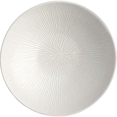 Lot de 6 Assiettes Creuses "Atelier" 19cm Crème (1/3)