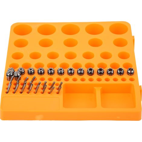 Jeu de fraises à pince ER11 avec lame pointue pour machine de gravure CNC et coffret. (1/5)