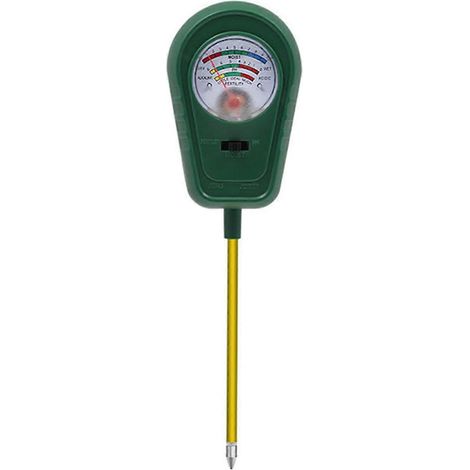 3-in-1 Bodenanalysator: Feuchtigkeit, Fruchtbarkeit, pH-Meter - Kurzes Testgerät für den Innen- und Außenbereich, Gartendetektor.