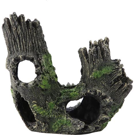 Décoration d'aquarium en bois flotté, tronc d'arbre en résine artificielle pour ornements d'aquarium (1/5)