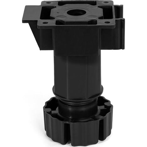 pata de cocina regulable octo. plástico. negro. para zócalo de madera o pvc - juypal extensión 80-110 extensión 80-110 ( color:000000 4) (1/3)