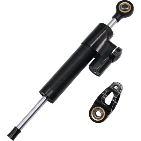 Stabilisateur De Direction - Aluminium T6061-T6 - Longueur 25,5 Cm - Installation Supérieure - Pour Moto Universel - 1 Pièce
