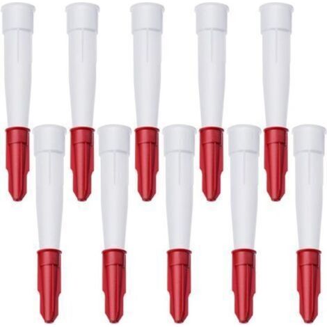 10 Pièces Embouts de Cartouche, Buse de Remplacement en Silicone, Buses Calfeutrage Plastique, Silicone Cartouche Douilles pour la Cuisine, la Maison (1/5)