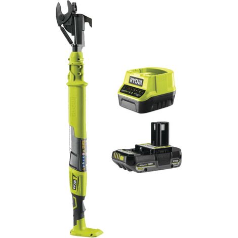 Pack RYOBI Coupe-branches OLP1832BX - 18V One+ - 1 Batterie 2.0Ah - 1 Chargeur rapide