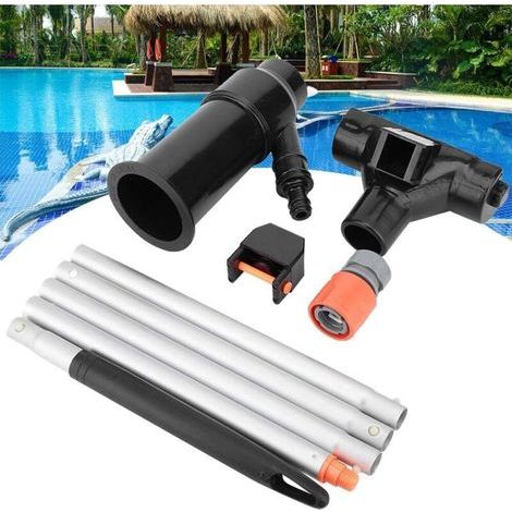 ZXPASRA Piscine Aspirateur à Jet de Bassin de Spa 5 tranches de Poteau Outil d'entretien Clean (1/5)