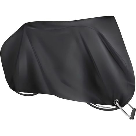 Vtizikl Housse de vélo, 200 x 110 x 70 cm, Garage à vélos avec Trous de Verrouillage, Normes Oxford de Haute qualité, Protection étanche Contre la poussière, la Pluie, la Neige UV (1/4)