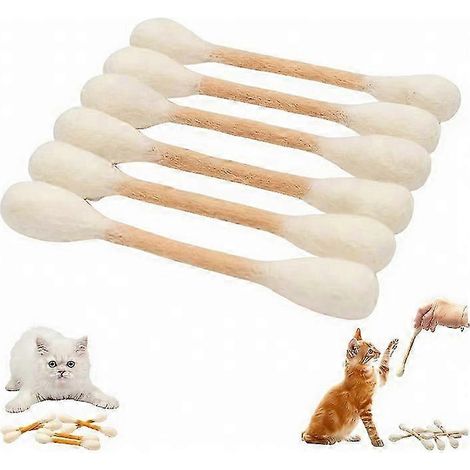 Lot de 6 jouets pour chat à l'herbe à chat - Résistants à mâcher, jouets interactifs et mignons pour occuper votre chat, le faire se dépenser et jouer  Remplis d'herbe à chat bio pour apaiser l'anxiét