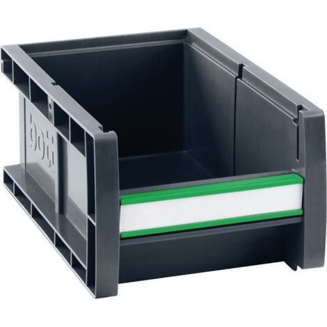 Cubo de almacenamiento L198xW130xH90mm PP gris BOTT