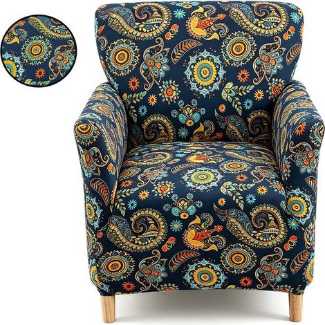 Funda para silla, Funda elástica para silla, Funda extraíble para silla, Funda para sillones de banquete/lectura, sillas de comedor (1/5)