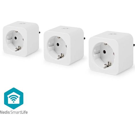 Enchufe inteligente SmartLife  Wifi  Strömmätare  3680 vatios  Tipo F (CEE 7/7)  0 - 55°C  Android™/IOS  vit