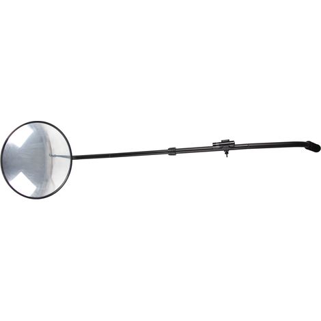 Miroir d'inspection sous caisse avec éclairage, poignée télescopique, angle réglable, fonction grossissante, outil de sécurité pour véhicule (1/5)