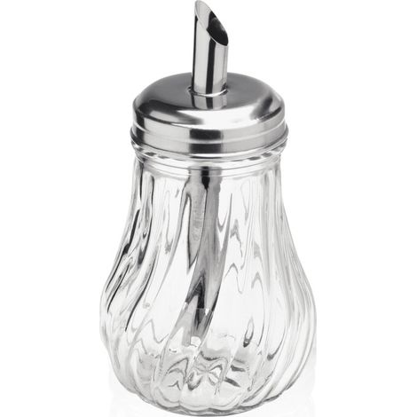 Sucrier 120 ml Ø 7 cm inox verre lot de 6 - Was Germany (1/2)