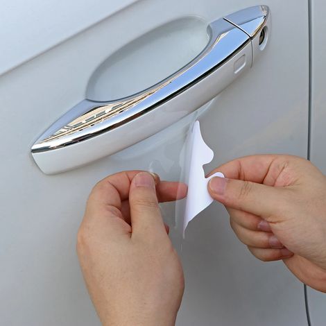 Pellicola protettiva trasparente 3M per il sottomaniglie portiere auto antigraffio - 4 pezzi (1/5)