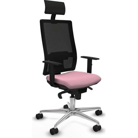 Piqueras et Crespo 1D086N1 Chaise de bureau rose confortable (1/3)