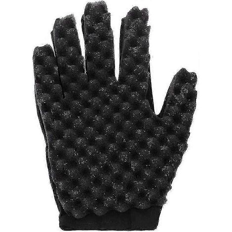 Gants éponges à cheveux 25-26, outil magique pour boucles et ondulations, double face, cadeau pour coiffeur (1/4)
