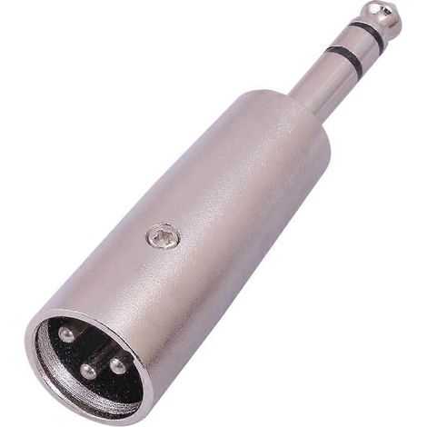 6,35-mm-TRS-Stecker auf XLR-Stecker Adapter-Audioanschluss für Mischpulte und Mikrofone (1/5)