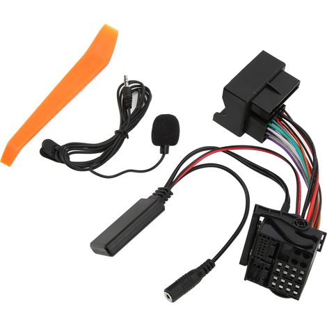 Adaptateur Bluetooth 5.0 avec entrée AUX, kit mains-libres micro 12 broches, remplacement pour autoradio OPEL CD30, CDC40, CD70, DVD90, MP3, voiture (1/5)
