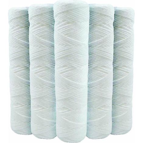 Set Of 5 Cartridge Filters Filters Anti Sediments 9 Inches 3/4 - 5 Microns Compatible With Filters 10 Inches made of France-kryc (1/3)