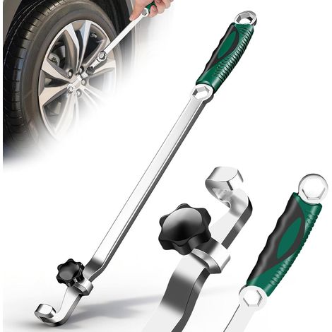 Rallonge de clé de 40 cm - Outil de voiture - Clé d'extension offset - Pour réparation automobile et mécanique (1/5)