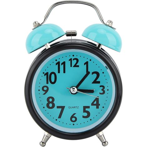 Horloge en plastique, bouton de réglage, alarme rétro élégante pour la cuisine et la maison