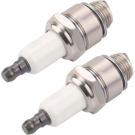 Bougie D Allumage - RJ19LM - Pour Moteurs Briggs & Stratton 796112 802592 5095D - Lot De 2 (1/5)