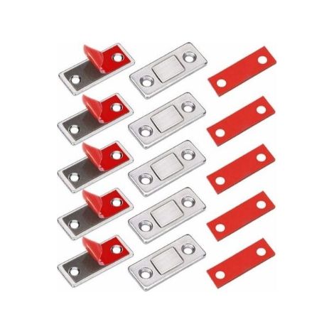 Magnetverschluss Magnet Tür Schrank Jiayi 5 Stück Sehr Dünn Magnetverschlüsse zum Aufkleben Magnet Klebeverschluss Möbel Starker Magnet für Schiebetür Schubladen Fenster Magnet Ar (1/5)