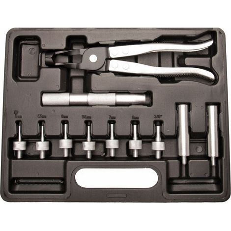 Kit avec pince longue pour la pose et le montage des joints de queue de soupapes