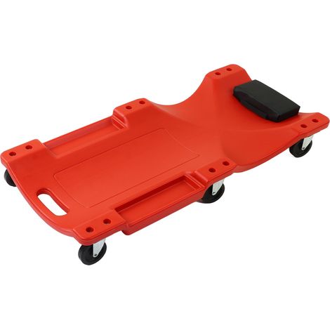 Planche de travail automobile de 101,6 cm (40 pouces) en polyéthylène, capacité de 200 kg, pour la réparation de véhicules en garage. (1/5)