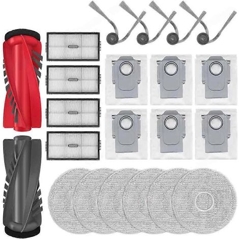 Kit de pièces de rechange pour accessoires Roborock Saros 20 / S10 MaxV Slim : brosse, filtre, sac à poussière et chiffon. (1/5)