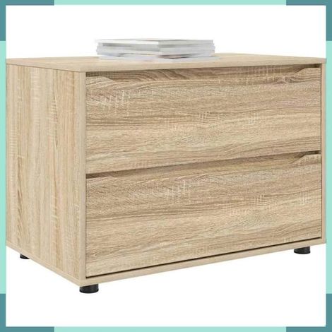 888819 Armoire de rangement Chêne Sonoma 80 x 48 x 57 cm (1/5)