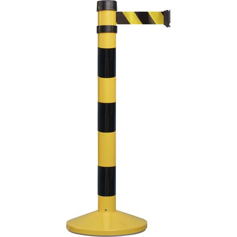 Barrière sécurité RS PRO Rouge en Métal, Long. 4m Haut. 980 mm Haut. 980mm ( Prix pour 1 )