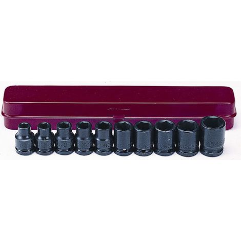 DOUILLES A CHOC IMPACT COURTES CARRE 1/2 COFFRET DE 10 DOUILLES