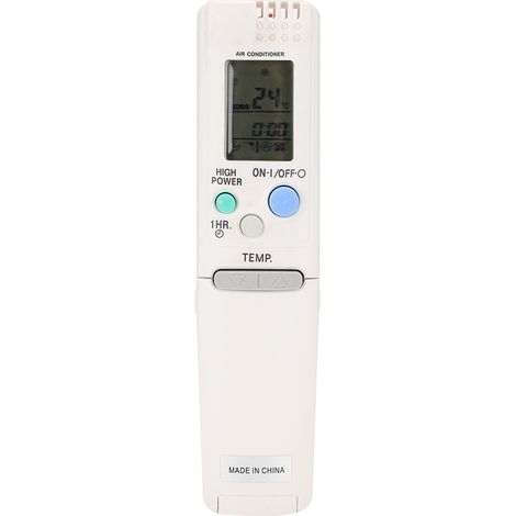 Robuste, weiße ABS-Fernbedienung für Klimaanlagen, Zubehör für Sanyo RCS-4MVPS4EX Klimaanlage (Batterien nicht enthalten)