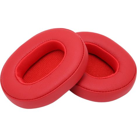 Coussinets de remplacement en simili-cuir protéiné pour Skullcandy Crusher 3.0 et Hesh 3, pièces de réparation rouges (1/5)