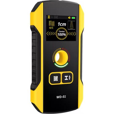 WD-02 Wandscanner-Metalldetektor für stromführende Wechselstromkabel und Holzpfosten (1/4)