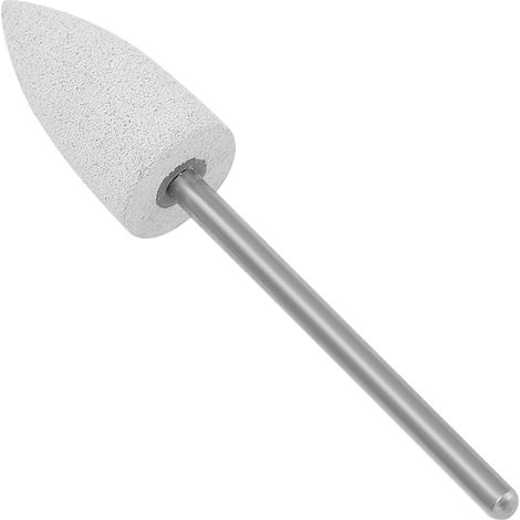 Fraises de polissage dentaire en caoutchouc silicone grain 240, accessoire pour polisseuse dentaire, couleur argent blanc (1/5)