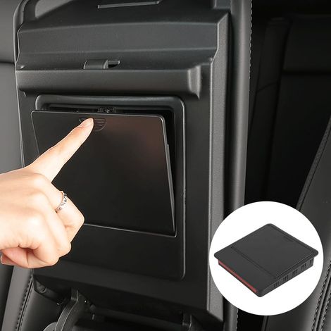 Compartiment central caché avec couvercle ouvrant et fermant, compatible avec Tesla Model 3 Model Y, boîte de rangement secrète pour console centrale, accoudoir avec compartiment caché
