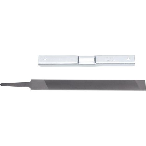 Lot de 2 outils affuteur tronçonneuse universel jauge profondeur lime plate acier 19x1.5cm (1/5)