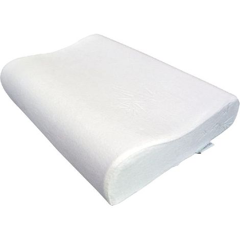 Oreiller Naturel à Mémoire de Forme - Confort Durant le Sommeil - Coussin Ergonomique Idéal pour Soutenir les Cervicales - Ultra Moelleux - Petit Modèle (1/4)