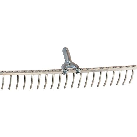 rA teau en aluminium avec aA rateur 20 dents rondes pour les feuilles de foin de jardin