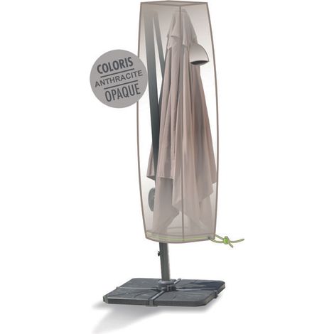 Housse de protection Cover Air pour parasol déporté jusqu'à Ø 5 m - Ø 45 x 240 cm - Jardiline (1/4)