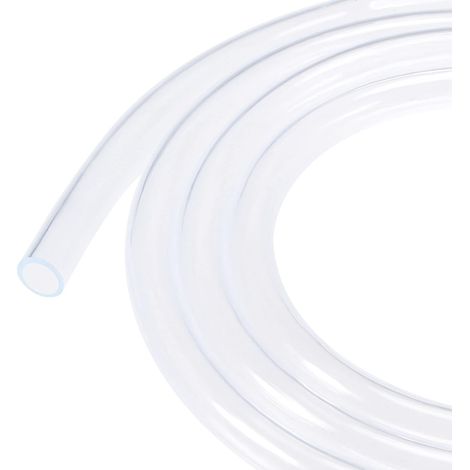 Tuyau Transparent PVC Tube Plastique Vinyle 12mm ID 14mm OD 1 Mètre Tuyau Souple Durite Flexible pour Tube d'Eau, Conduite d'Air (1/5)