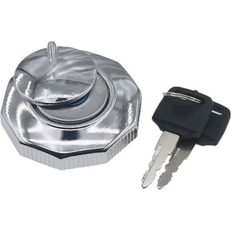 Bouchon de réservoir de carburant et verrou de réservoir de carburant de haute qualité pour motos TH90, Tianhong 90, Dayang 90, Jialing 70, JH70. (1/5)